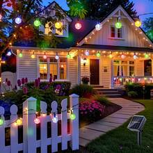 Bộ 100/50/20 đèn LED bong bóng năng lượng mặt trời dùng ngoài trời, cắm trại, 8 chế độ chiếu sáng, thích hợp cho vườn, hiên nhà, ban công, đám cưới, cắm trại ngoài trời và mùa hè. - Bóng bong bóng năng lượng mặt trời - Xem 1