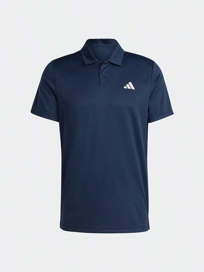 Adidas 男士修身舒适透气网球运动休闲短袖Polo衫 HS3237