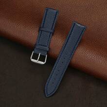 Lychee Grain PU Leather Watch Band For Women Men 16mm 18mm 20mm 22mm Durable Replacement Accessories For Wristwatch Strap - Mouldless - View 17