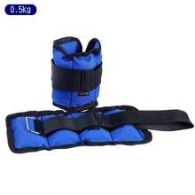 Bộ 2 bao cát tập luyện sức mạnh cổ tay và chân, trọng lượng từ 1-6KG, bao cát chuyên dụng cho tập luyện. - Màu xanh lam - Xem 10