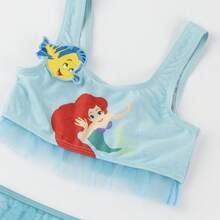 Bộ bikini nàng tiên cá Ariel cho bé gái - Bộ 2 mảnh màu xanh ngọc có bèo nhún, chất liệu co giãn, sản phẩm chính thức của Disney, size 5 tuổi, thích hợp cho bãi biển và hồ bơi ⚫ Miễn phí vận chuyển ✅ Giao hàng trong 24/48 giờ đến Tây Ban Nha lục địa - Lựa chọn 7 - Xem 4