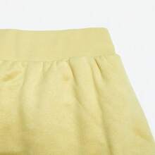 Adidas Spring/Autumn Sports Shorts, Unisex Thermal Lined Loose Fit Training Casual Straight Leg Shorts IN7700 - Gold/Yellow - View 9