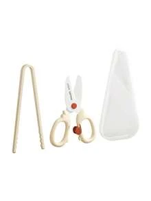 Philips Avent Bộ kéo cắt thức ăn cho bé kèm hộp đựng du lịch và kẹp, khóa an toàn cho trẻ em, có thể rửa bằng máy rửa chén, thích hợp để cắt mì, thịt, rau, pizza và trái cây. - Nhiều màu - Xem 12