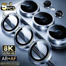 合金镜头保护膜，适用于三星 Galaxy S26/S25/S24/S23/S22 Ultra Plus FE/A05S/A06/A14/A15/A16/A24/A25/A34/A35/A37/A54/A55/A57，易于安装，独立金属镜头保护膜，高清钢化玻璃镜头盖，手机配件，母亲节生日礼物 - 金色 - 查看 10
