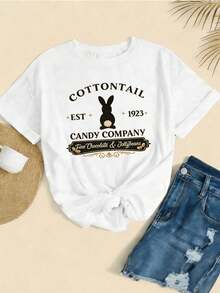 Dam-T-shirts - Vitt - Visa 2
