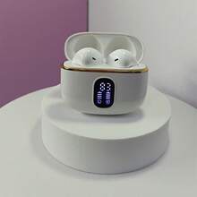 Auriculares inalámbricos verdaderos con sonido estéreo Hi-Fi, cancelación de ruido Bluetooth, pantalla de energía, auriculares para todos los teléfonos inteligentes - Ver 9