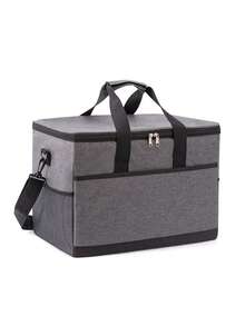 Nouveau sac isotherme pour pique-nique et camping en plein air en 2026, sac de rangement pour voiture en tissu Oxford, sac de pique-nique extérieur grande capacité, convient pour le stockage de sac de pique-nique extérieur lors des sorties printanières et estivales. - A - Voir 9