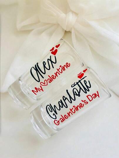 Ly rượu tùy chỉnh, quà tặng Ngày Valentine và tiệc tùng, có thể tùy chỉnh văn bản hoặc họa tiết, thích hợp cho đám cưới, sinh nhật, lễ hội, quà tặng cá nhân hóa cho bạn bè, gia đình, các cặp đôi, quà tặng dụng cụ pha chế cá nhân hóa cho các bữa tiệc, sự kiện, họp mặt.