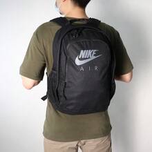 Ba lô Nike Air Hayward bằng polyester, khóa kéo, kiểu dáng unisex, màu đen CK0954-010 - CK0954-010 - Xem 2