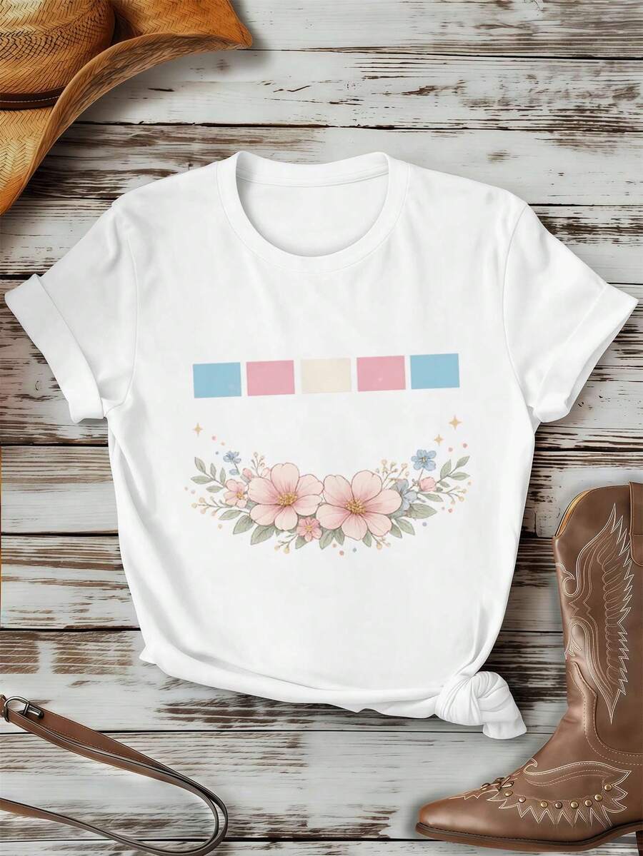 Women T-Shirts - White - View 1