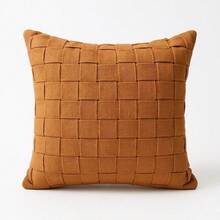 Macrame Cotton Ribbon Cushion Cover Boho Chic Rustic Trance Modern 45CM X 45CM - Camel - View 9