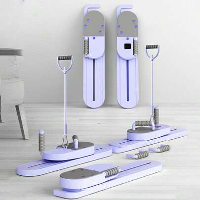 Tabla abdominal multifuncional, máquina de fitness deslizante, adelgazamiento de piernas, rueda abdominal de rebote automático, entrenador de músculos abdominales