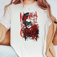 Disney101 Dalmatians Villains T-Shirt DisneyCruella The Future Shirts Birthday Gift Tee Disneyworld Shirt Disneyland F - trắng - Xem 1
