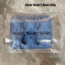 1个/2个迷你奶牛造型模具，可重复使用的可爱3D奶牛硅胶冰格，6个格子，适用于威士忌、饮料、派对、酒吧、生日、聚会和送礼，非常适合朋友和牛奶爱好者（6个格子） - 彩色 - 查看 15