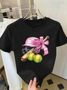 Women T-Shirts - Black - View 2