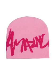 1件/2件/3件装字母针织帽提花帽时尚街头骑行帽送礼佳选男士针织帽女士针织帽字母波西米亚风腈纶其他针织帽四季皆宜 - A - 查看 6