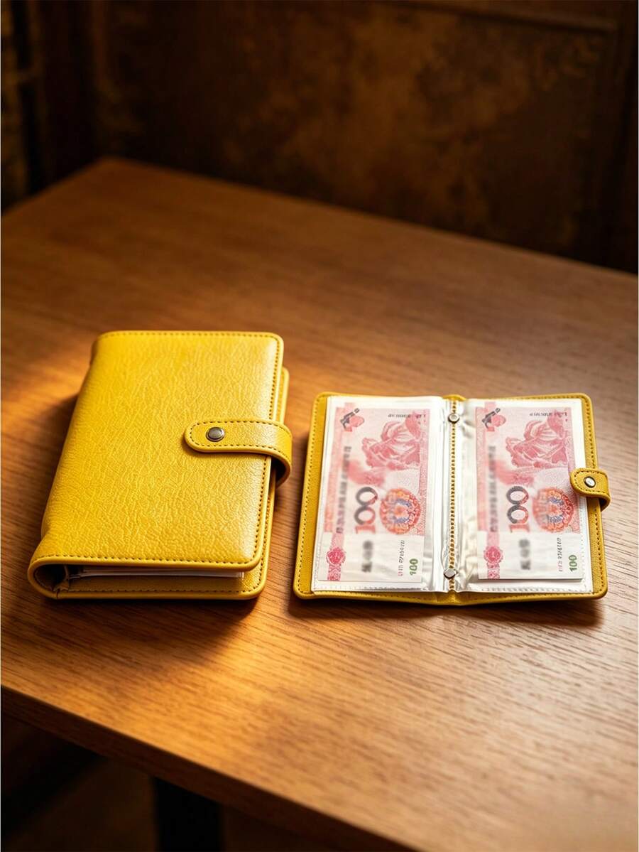 Sổ tiết kiệm tiền mặt mới, hộp đựng tiền, sổ kế toán nhỏ, ví đựng tiền xu, công cụ tiết kiệm tiền. - Nhiều màu - Xem 1