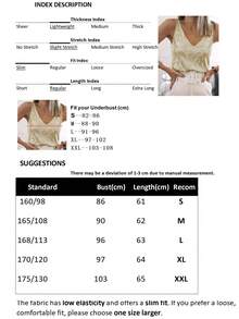 Top sin mangas con cuello en V con lentejuelas, top elegante para primavera y verano de uso casual - Dorado - Ver 3