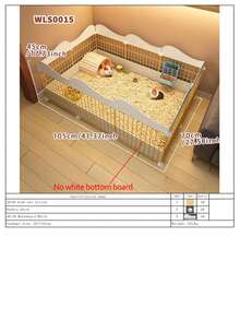 Lồng thú cưng nhỏ lắp ghép, lồng tự lắp ráp trong nhà cho chuột lang và chuột hamster, không gian rộng rãi. - nối - Xem 14