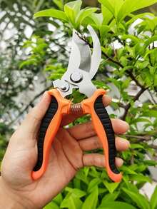 Pruning Shears, Multi-Functional Gardening Scissors, Non-Slip, Labor-Saving, Manual Pruning Shears, Gardening Pruning Scissors, Professional Grade, Ergonomic Non-Slip Handle, Labor-Saving High-Tension Spring, Gardening - Multicolor - View 10