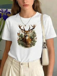 Women T-Shirts - White - View 1