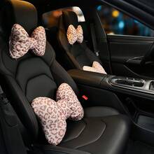 1件裝粉色豹紋汽車座椅墊，女性適用，豹紋汽車座椅套，防滑透氣材質，頂級舒適汽車座椅墊，適合夏季、冬季及全年使用，通用於所有車型 - 坐墊 - 查看 8