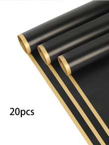 20 hojas/paquete Papel de envoltura impermeable para ramos, adecuado para manualidades DIY, suministros florales, embalaje de regalos de boda, cumpleaños, embalaje de ramos, arreglos florales DIY, Día de la Madre, cumpleaños, boda, ceremonia de graduación y aniversario - multicolor - Ver 10