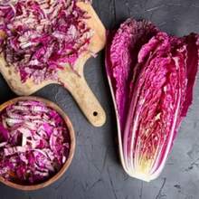 Color Mix Napa Red Cabbage Seed Non-GMO Heirloom Vegetable Chinese Red Cabbage Red Ruffle Cabbage Cabbage Chinese Merlot Seeds 25 Seeds - 變體1 - 查看 8