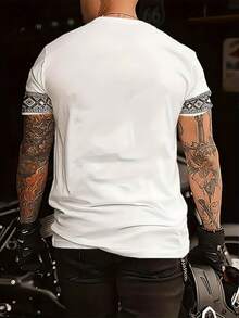 Camiseta de Novedad para Hombres - Blanco - Ver 2