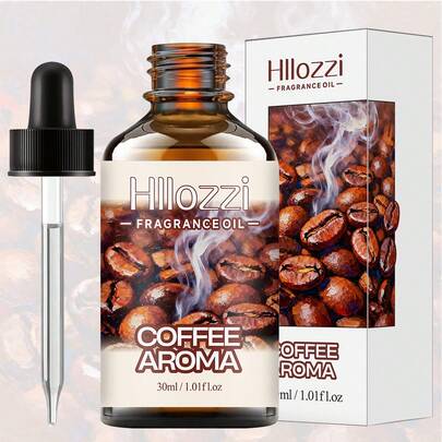 Hllozzi Coffee Aroma Oil, Bursting With The Fragrance Of Coffee Beans, Fills The Surroundings, It Is Suitable For Aromatherapy Diffusers And Diffusers, As Well As For Scented Crystals And Candles. It Is Also A Great Gift And Father's Day Gift.