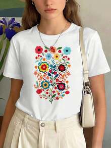 Women T-Shirts - White - View 1