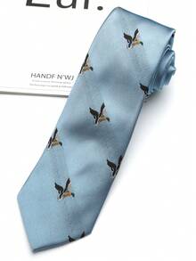 1 chiếc cà vạt in hình động vật unisex, phù hợp cho các dịp thường ngày, dạo phố, dự tiệc và công sở. - Nhiều màu - Xem 16