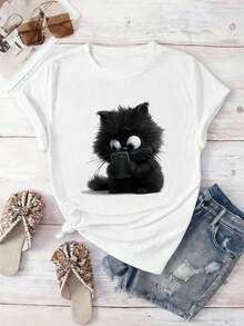 Women T-Shirts - White - View 2