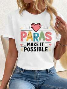 Dam-T-shirts - Vitt - Visa 1