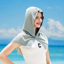 Sun Protection Shawl, All-Over Cooling Beach Shawl, Summer Sun Protection, Breathable, UV-Resistant, Versatile Headscarf - One Size Fits All - View 7