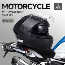 New 2025 Motocross Helme For Men Women Motorcycle Helmet Four Season Motorcycle Bicycle Riding Helmet - M - 查看 2