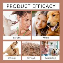 Coconut Deodorizing Deep Cleansing Dog Shampoo, Strong Odor Control, Suitable For Puppies And Cats, Natural Coconut Fragrance, PH Balanced - Multicolor - View 6