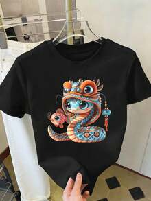 Women T-Shirts - Black - View 2