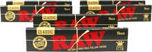 RAW Original Roll-Up Tips 6 Pack_50 Tips Per Pack + RAW Black King Size Rolling Papers 6 Pack - White - View 2