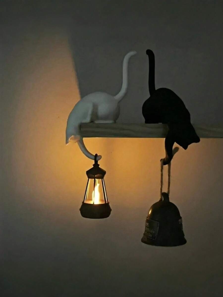 可爱猫形壁钩,柔软可爱,活泼动感,创意猫咪设计,黑白极简主义,多用途,结实耐用,防水,无需胶水,提升浴室装饰,北欧和日式极简风格,柔软治愈,实用家居饰品,兼具可爱与功能性,将可爱与实用性挂在墙上,为收纳增添仪式感。 - 彩色 - 查看 1
