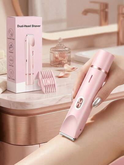 Máy cạo râu điện 2 trong 1, máy tỉa lông vùng bikini không dây & máy triệt lông cho nữ, cảm ứng mềm mại, chống nước, sử dụng được cả khi khô và ướt, sạc USB, di động, dùng cho vùng bikini, nách, chân và toàn thân, tỉa lông mày, vật dụng cần thiết khi đi du lịch, pin 400mAh, máy triệt lông, máy triệt lông mặt, máy cạo râu, máy cạo lông vùng da nhạy cảm, lưỡi dao gốm sắc bén, máy cạo râu đa chức năng cầm tay, quà tặng lý tưởng cho nam và nữ, thích hợp cho mùa tựu trường, Halloween & Giáng sinh.