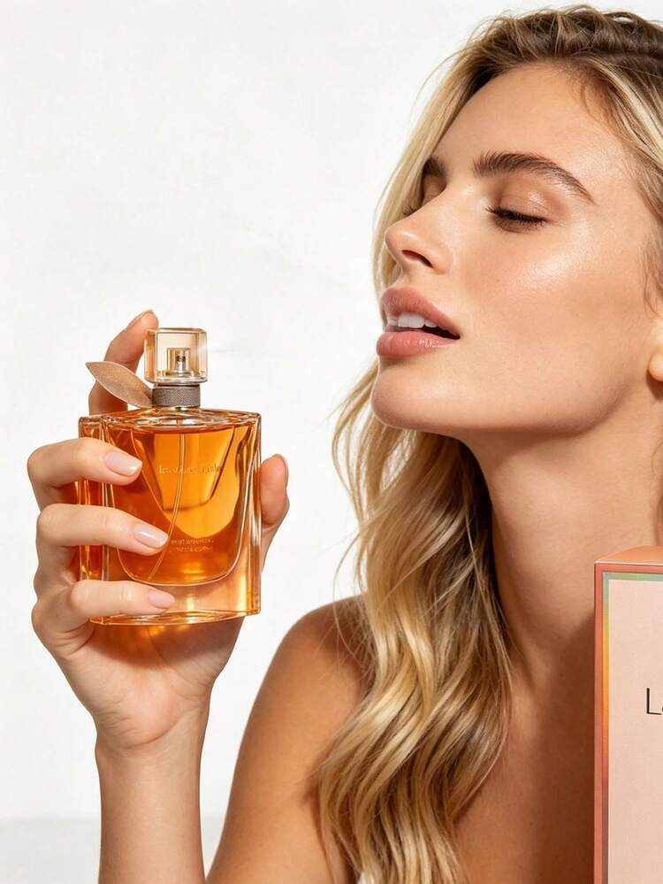 Perfume La Vida Est Belle para Mujer, Fragancia Elegante de Aroma Floral Dulce, Larga Duración, Ideal para Uso Diario y Regalo Especial, Regalo del Día de la Madre - Rosa Coral 30 ml - Añade 3