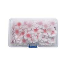 100pcs Edible Flower Cupcake Decorations, Sticky Rice Paper Cake Toppers For Wedding Birthday Party Cake Food Decor Frosting And Decoration - Multicolor - View 10
