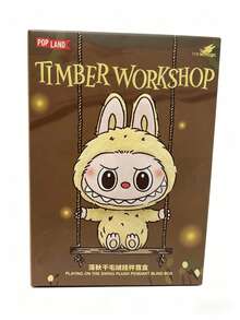 Pop Mart THE MONSTERS Timber Workshop Series Plush Pendant Blind Box  | Best Gift | Plush Toy | Collectible Vinyl | Season Festival Gift | 100% Authentic | Single Blind Box | Mystery Case | Wedding/Musical | Soft Doll - 彩色 - 查看 6