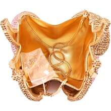 Heart Shaped Diamond Evening Bags Women  Gorgeous Metallic Rhinestone Purses Ladies Unique Handbags Wedding Party Women Red Heart Shaped Crystals Evening Bag Wedding Party Diamond Clutch Purse Luxury Rhinestone Handbag Pink Wallet Bags - 粉色 - 查看 7