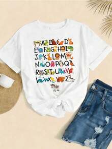 Dam-T-shirts - Vitt - Visa 2