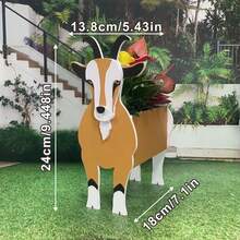 Desktop Pet Planter Stand, Pet, Dog, Flower Pot, Potted Plant, Home Decor, Yard Decor, Best Gift Choice, Corgi, Chihuahua, Mother's Day Gift, Gardening Gift - A - View 6