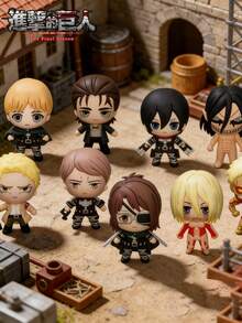 Crunchyroll 1pc/3pcs Attack On Titan Official Authorized 3D Cartoon Mystery Blind Box Keychain, Random Character (Armin, Eren, Levi, Mikasa Or Others), Anime Figure Collectible Pendant, Decoration For Wallet, Backpack, Birthday, Valentine's Day, Anniversary, Party, New Year Gift For Friends And Family - Multicolor - View 3