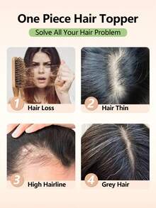 Tóc mái giả dành cho nữ, làm từ sợi tổng hợp, thiết kế liền mạch giúp che đi phần tóc thưa. - Nhiều màu - Xem 11