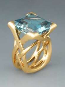 1pc Women's Sparkling Cubic Zirconia Ring, Suitable For Wedding, Engagement, Valentine's Day, Party Gift - 2# - View 17